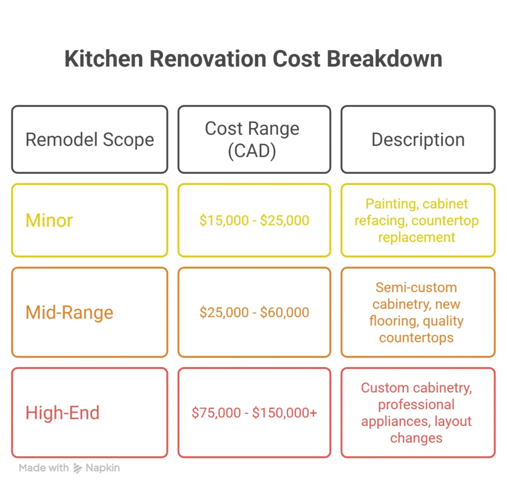 Renovation Cost Breakdown by Remodel Scope