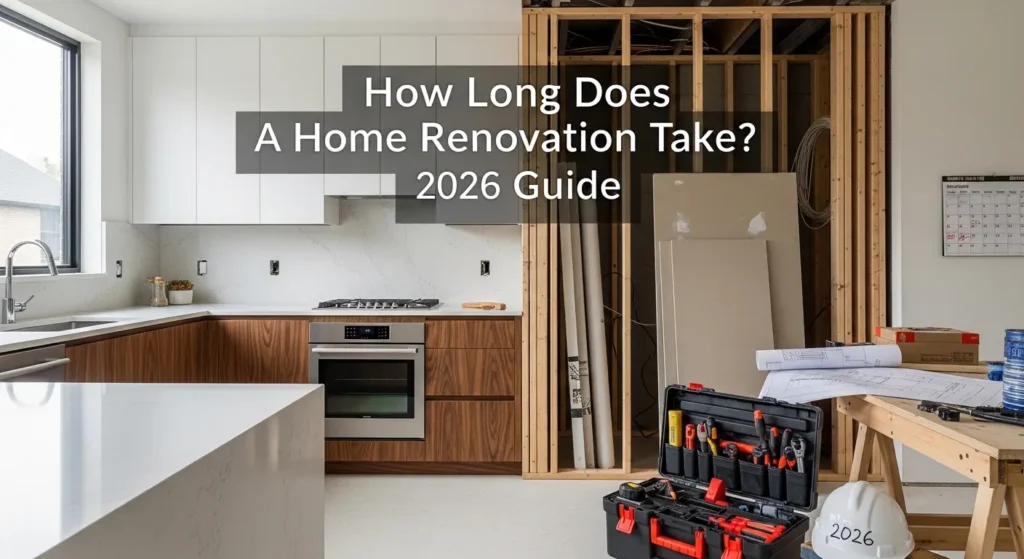 Estimated timeline for a home renovation project in 2026