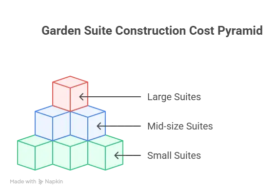 Estimated construction cost for building a backyard garden suite or secondary dwelling unit